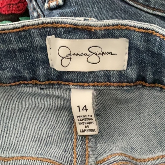 Jessica Simpson Blue Skinny Jeans Sleek Fit - Picture 9 of 9